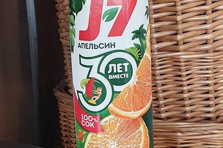 Сок J7 Апельсин 0,97л