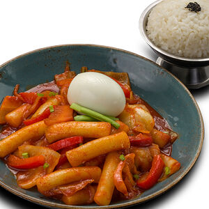 Токпокки с рисом