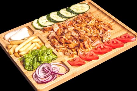 Шаурма с курицей порционная