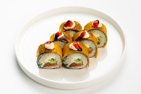 Запеченный ролл Лосось Чеддер