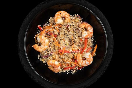 Тяхан с креветками