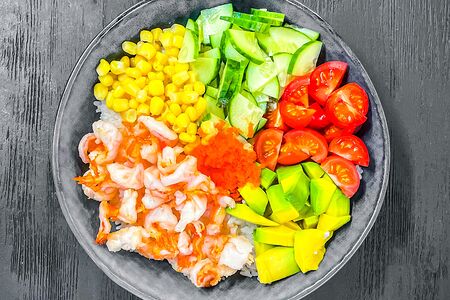 Поке с креветкой