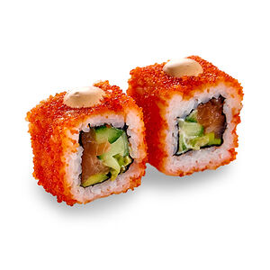 Ролл Калифорния с лососем