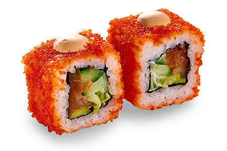 Ролл Калифорния с лососем