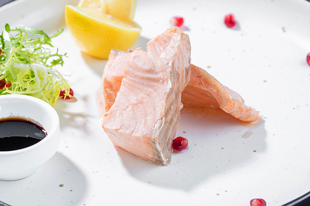 Семга на пару