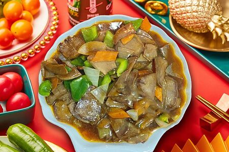 Язык в соевом соусе №323