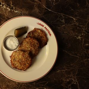 Драники со сметаной