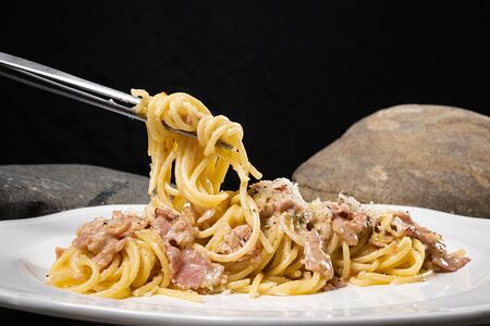 Спагетти с соусом Карбонара