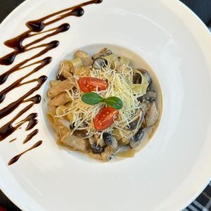 Паста Альфредо с курицей