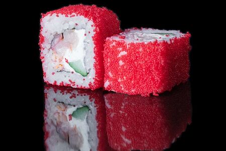 Ролл Калифорния с креветкой