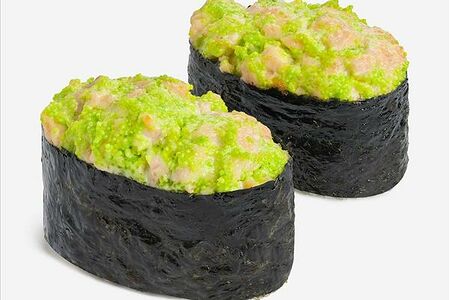 Гункан Запечённый Лосось