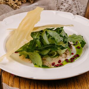 Из обжаренной мраморной говядины