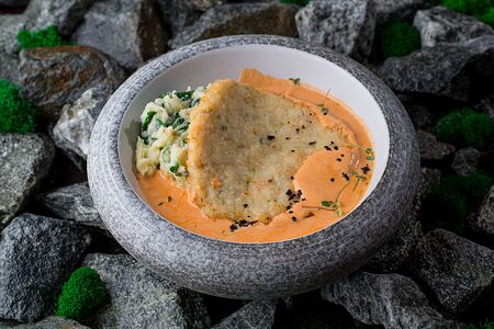 Котлета из судака и креветок