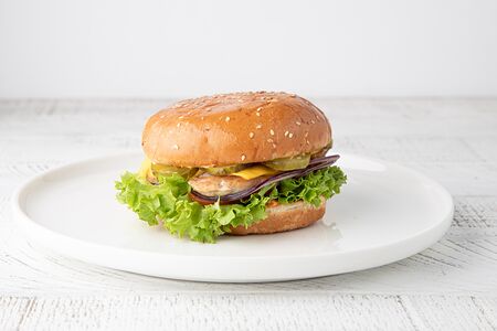 Бургер с курицей