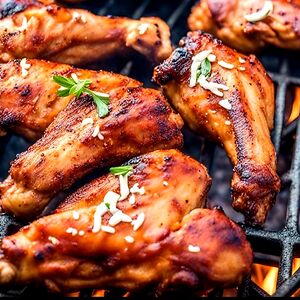 Крылья куриные на мангале