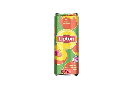 Lipton Черный чай Персик