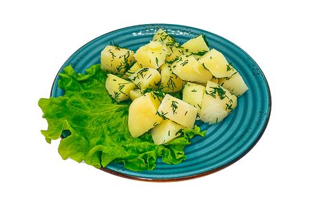 Картофель отварной с зеленью