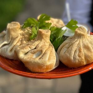 Жареные хинкали свинина-говядина