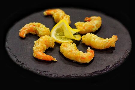 Креветки в соусе васаби