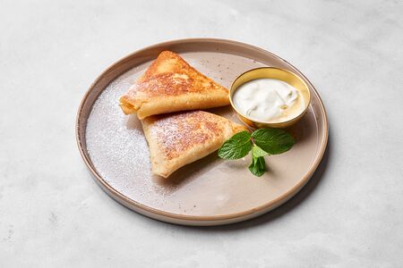 Блинчики с творогом