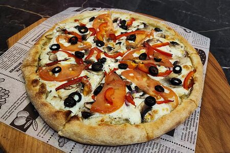Пицца Овощная с грибами