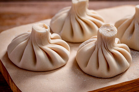 Хинкали с бараниной