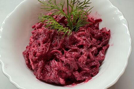 Свекла с чесноком