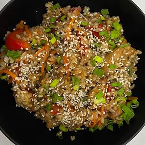 Курица терияки с рисом