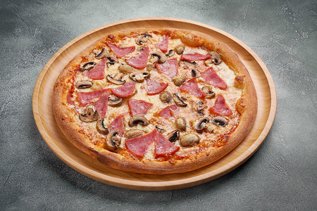 Пицца Ветчина и грибы большая