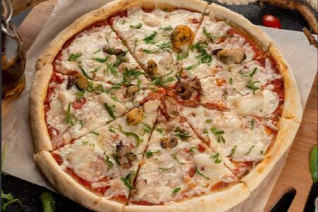 Пицца с морепродуктами