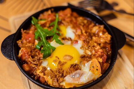 Шакшука с тостами