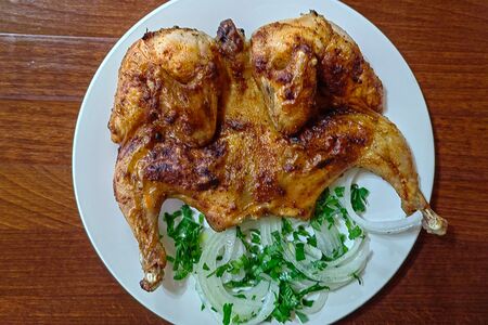 Перепелка жареная