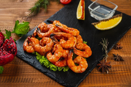 Креветки на углях 300гр