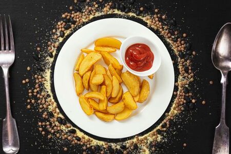 Картошка по-деревенски  