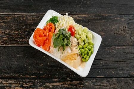 Поке с лососем