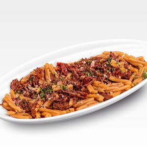 Казарече с томлеными щечками