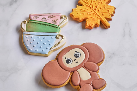 Пряник медовый с глазурью