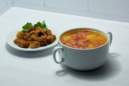 Cyп Гороховый с копченостями