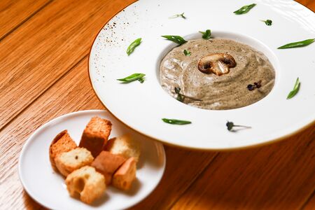 Крем-суп грибной