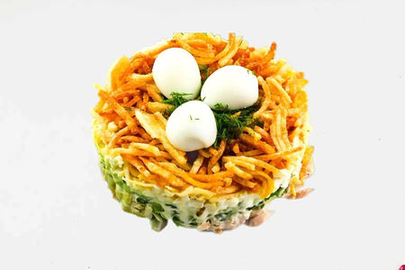 Салат Куриное гнездо