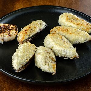 Мидии в сливочно-чесночном соусе