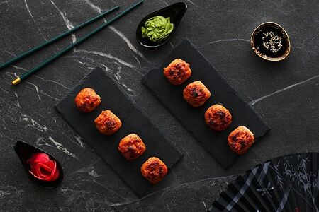 Запеченный лосось с авокадо