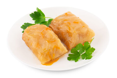 Голубцы мясные со сметаной