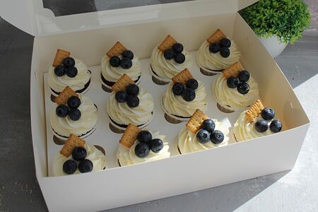 Капкейки для большой компании или в офис