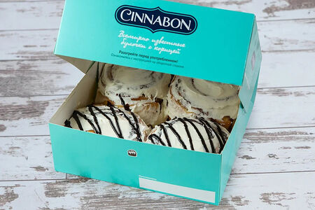 Синнапак 4 мини-булочки ассорти