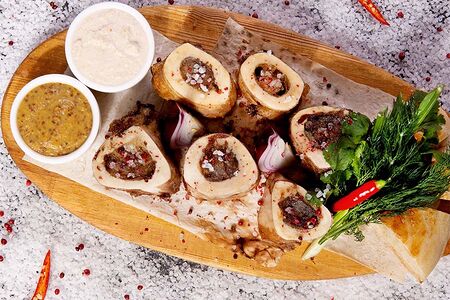 Запеченные мозговые кости