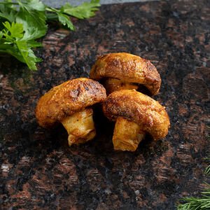 Грибы на мангале