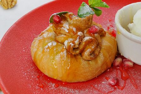 Хинкали с пахлавой