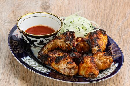 Шашлык из куриных крылышек