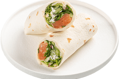 Ролл с лососем